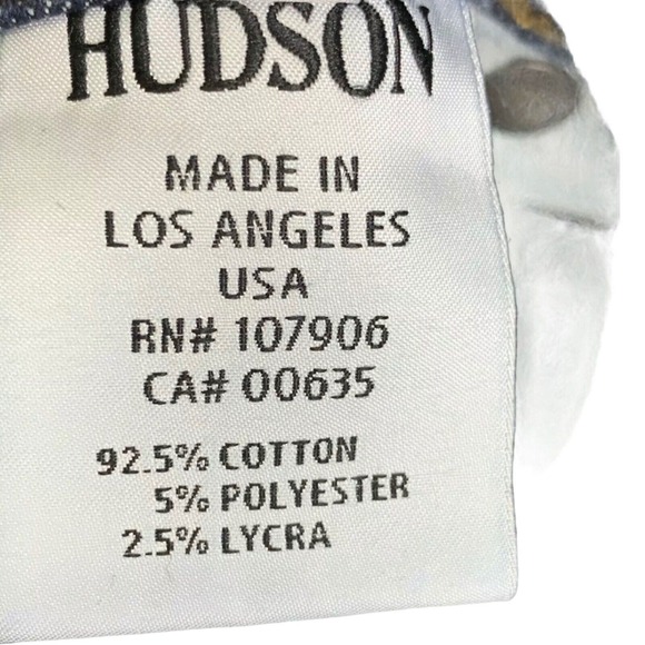 Hudson Women's Jeans Denim Beth Baby Boot Medium Wash Size 27 Blue - Picture 10 of 10